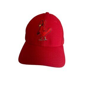 St. Louis Cardinals New Era Stretch Fit Mesh Back Cap Hat Red Embroidered Logo